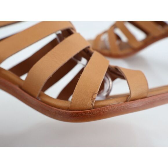 Sofft Stratford Sandals Brown Leather Block Heel Gladiator Strappy Size 9.5 M - Picture 9 of 13